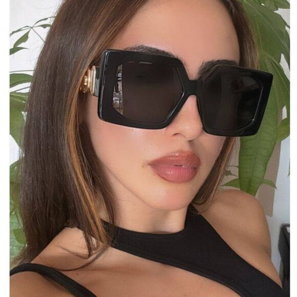 Versace VE4478U 108/87 Square Sunglasses - Havana/Dark Grey main image 6